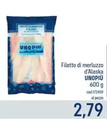 Unopiù - Filetto Di Merluzzo D'Alaska