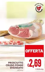 Prosciutto Crudo Fonni Disossato
