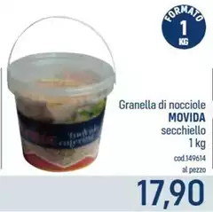 Movida - Granella Di Nocciole Secchiello Movida - Granella Di Nocciole Secchiello