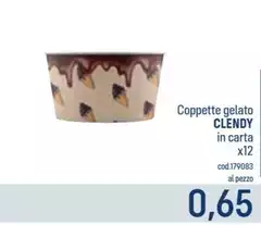 Clendy - Coppette Gelato In Carta Clendy - Coppette Gelato In Carta