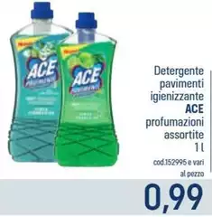 Ace - Detergente Pavimenti Igienizzante Ace - Detergente Pavimenti Igienizzante