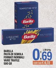 Barilla - Pasta Di Semola Formati Normali Barilla - Pasta Di Semola Formati Normali