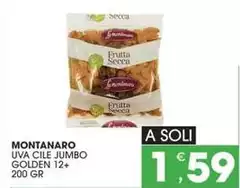 Montanaro - Uva Cile Jumbo Golden 12+ Montanaro - Uva Cile Jumbo Golden 12+