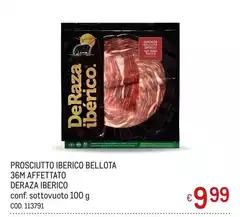 Prosciutto Iberico Bellota Affettato