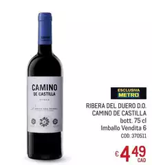 Ribera Del Duero D.o. Camino De Castilla