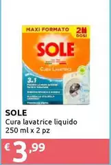 Sole - Cura Lavatrice Liquido Sole - Cura Lavatrice Liquido