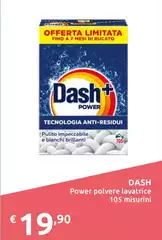 Dash - Power Polvere Lavatrice Dash - Power Polvere Lavatrice