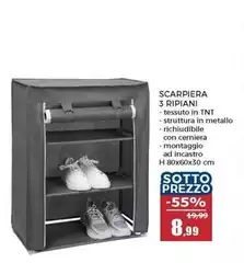 Scarpiera 3 Ripiani