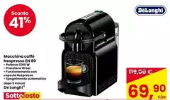 Nespresso - Macchina Caffè Negresaco EN 80