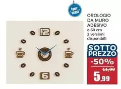 Iper - Orologio Da Muro Adesivo