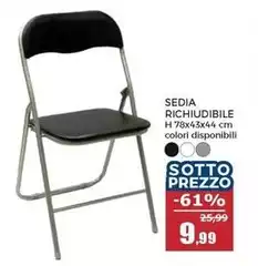 Sedia Richiudibile