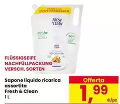 Fresh & Clean - Sapone Liquido Ricarica Fresh & Clean - Sapone Liquido Ricarica