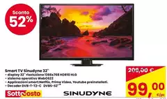 Sinudyne - Smart Tv 32"