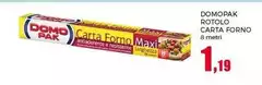 Domopak - Rotolo Carta Forno
