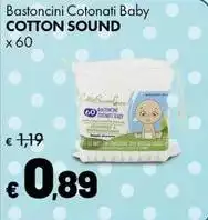 Cotton Sound - Bastoncini Cotonati Baby Cotton Sound - Bastoncini Cotonati Baby