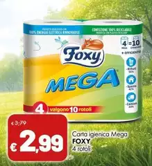 Foxy - Carta Igienica Mega Foxy - Carta Igienica Mega