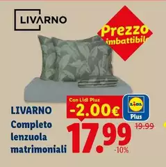 Livarno - Completo Lenzuola Matrimoniali