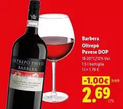 Barbera Oltrepò Pavese DOP Barbera Oltrepò Pavese DOP