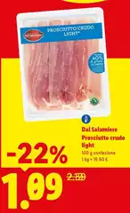 Dal Salumiere - Prosciutto Crudo Light