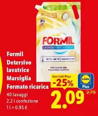 Formil - Detersivo Lavatrice Marsiglia Formato Ricarica 