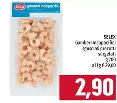 Selex - Gamberi Indopacifici Sgusciati Precotti Surgelati