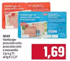Selex - Hamburger Prosciutto Cotto