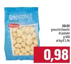 Selex - Gnocchi Freschi Di Patate Selex - Gnocchi Freschi Di Patate