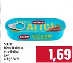 Selex - Filetti Di Alici In Olio Di Oliva