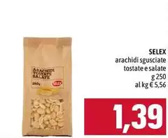 Selex - Arachidi Sgusciate Tostate E Salate Selex - Arachidi Sgusciate Tostate E Salate