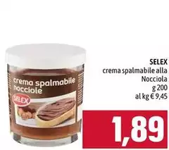 Selex - Crema Spalmabile Alla Nocciola Selex - Crema Spalmabile Alla Nocciola