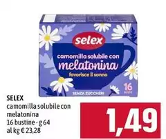 Selex - Camomilla Solubile Con Melatonina