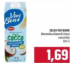 Selex - Vivi Bene Bevanda A Base Di Riso E Cocco Bio Selex - Vivi Bene Bevanda A Base Di Riso E Cocco Bio