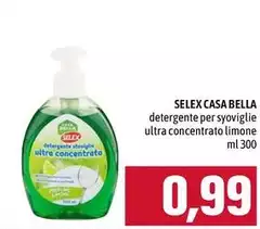 Selex - Detergente Per Syoviglie Ultra Concentrato Limone Selex - Detergente Per Syoviglie Ultra Concentrato Limone