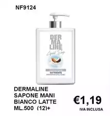 Dermaline Sapone Mani Bianco Latte Dermaline Sapone Mani Bianco Latte
