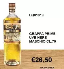 Prime - Grappa Uve Nere