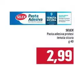 Selex - Pasta Adesiva Protesi Tenuta Sicura Selex - Pasta Adesiva Protesi Tenuta Sicura