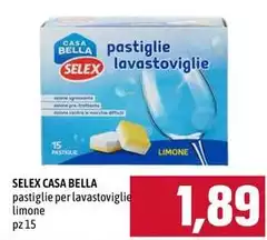 Selex - Casa Bella Pastiglie Per Lavastoviglie Limone