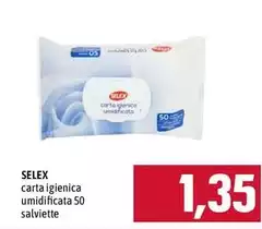 Selex - Carta Igienica Umidificata Salviette Selex - Carta Igienica Umidificata Salviette