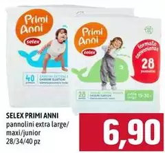 Selex - Primi Anni Pannolini Extra Large/ Maxi/junior
