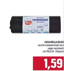 Selex - Casa Bella Sacchi Condominiali Neri Selex - Casa Bella Sacchi Condominiali Neri