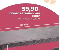 Tavolo Rettangolare Joker Tavolo Rettangolare Joker