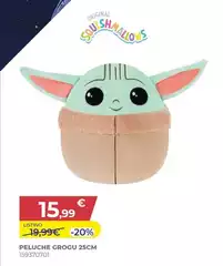 Squishmallows - Peluche Grogu 25Cm Squishmallows - Peluche Grogu 25Cm