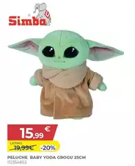 Simba - Peluche Baby Yoda Grogu 25Cm Simba - Peluche Baby Yoda Grogu 25Cm