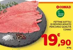 Conad - Fettine Sottili Di Bovino Adulto Percorso Qualità