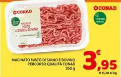Conad - Macinato Misto Di Suino E Bovino Percorso Qualità