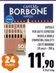 Caffe borbone - Capsule Per Caffe Espresso Miscela Nobile Compatibili Bialetti