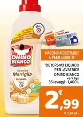 Omino Bianco - Detersivo Liquido Per Lavatrice Omino Bianco - Detersivo Liquido Per Lavatrice