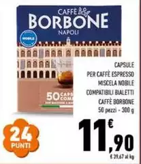 Caffe borbone - Capsule Per Caffe Espresso Miscela Nobile Compatibili
