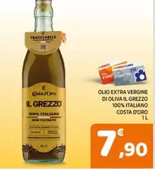 Costa d'Oro - Olio Extra Vergine Di Oliva Il Grezzo 100% Italiano