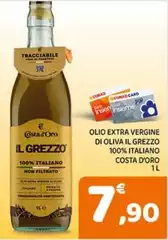 Costa d'Oro - Olio Extra Vergine Di Oliva Il Grezzo 100% Italiano
